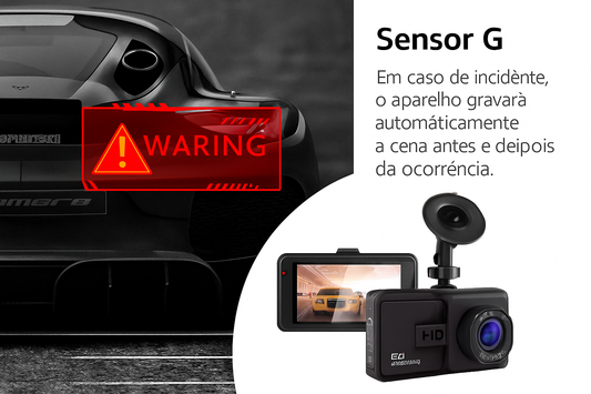 camera de gravação de carro